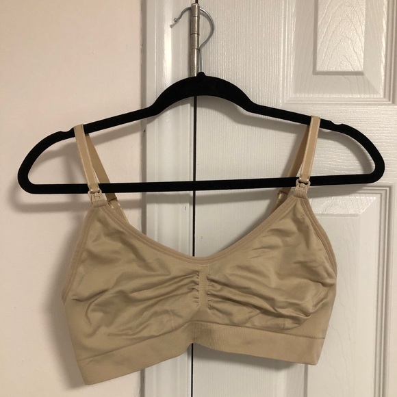Motherhood Maternity Nursing Bra, Light Nude, Size L - Picture 1 of 6